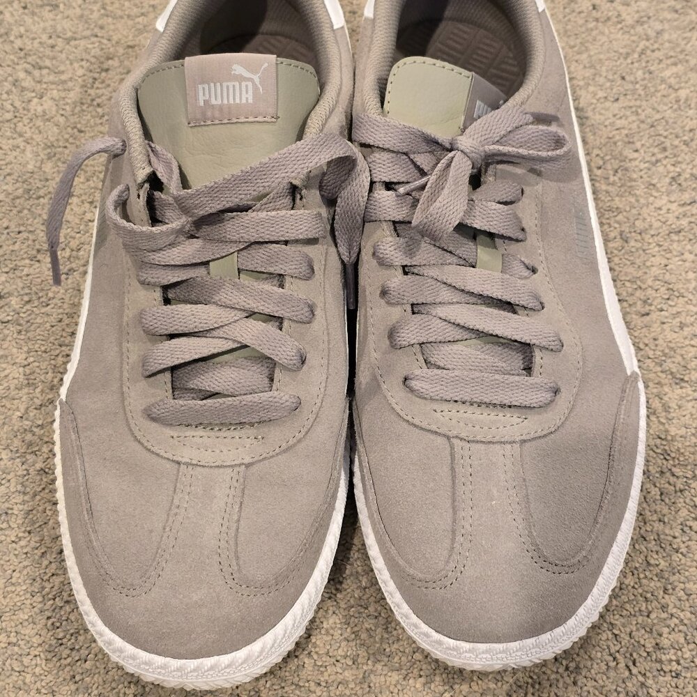 Puma Astro Cup shoes - size 12 gray - elephant gray